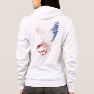 Amerikaanse Adelaar, Patriotisch, Rood Wit & Blauw Hoodie