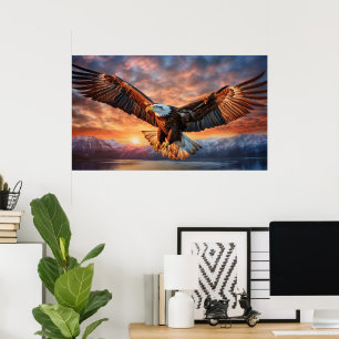 Amerikaanse adelaar poster