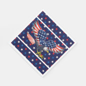 Amerikaanse adelaar servet (Hoek)