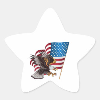 amerikaanse adelaar ster sticker