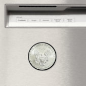 AMERIKAANSE ADELAAR ZILVEREN DOLLAR-MAGNEET MAGNEET (Insitu (Vaatwasser))