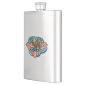 amerikaanse adelaarsfles heupfles (Links)