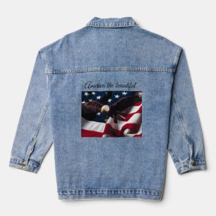 Amerikaanse adelaarsvlag Denim Jacket