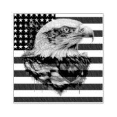Amerikaanse adelaarsvlag | 	rubberstempel (Afrduk)
