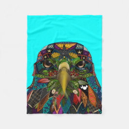 Amerikaanse adelblauw fleece deken