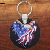 Amerikaanse adelvlag sleutelhanger (Voorkant)