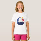 Amerikaanse adelvlag T-Shirt (Voorkant volledig)