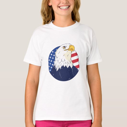 Amerikaanse adelvlag T-Shirt (Voorkant)