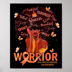 Amerikaanse Afro Zwarte Vrouwen Koningin Multiple  Poster