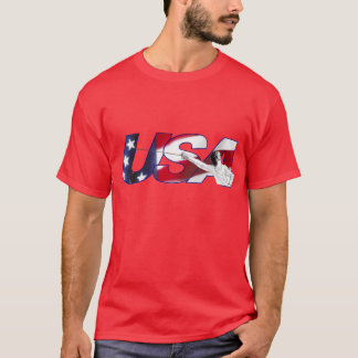Amerikaanse afschermingen - rood Shirt