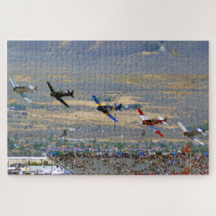 Amerikaanse Air Racing 2014 Vliegtuig Racing Sport Legpuzzel