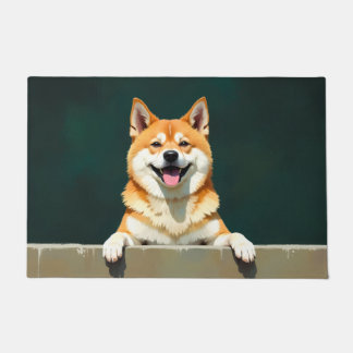 Amerikaanse Akita Hond Deurmat Kunst