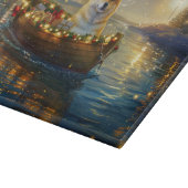 Amerikaanse Akita kerstvakantie Snijplank (Hoek)