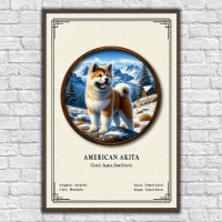 Amerikaanse Akita Zoologie Serie