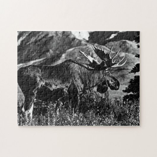  Amerikaanse Alaska bull mose 1970 Legpuzzel (Horizontaal)
