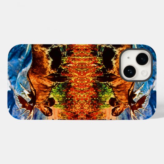 Amerikaanse Alaska-kogels Case-Mate iPhone Case (Achterkant (horizontaal))