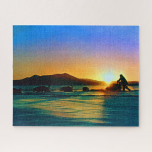  Amerikaanse Alaska Midnight sun mushing Legpuzzel