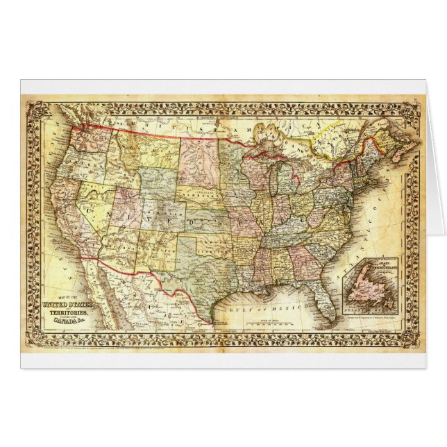  Amerikaanse Algemene Kaart (Voorkant Horizontaal)