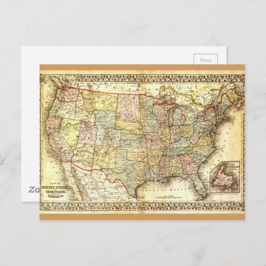  Amerikaanse Algemene Kaart (Voorkant / Achterkant)