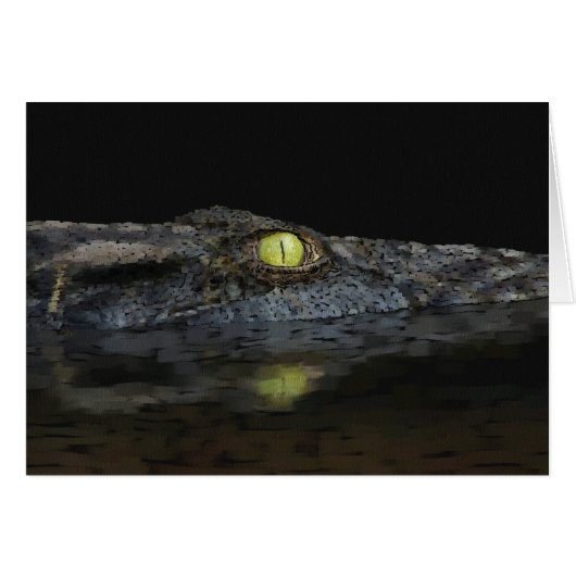 Amerikaanse Alligator (Voorkant Horizontaal)
