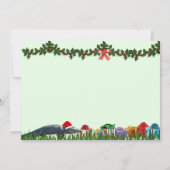 Amerikaanse Alligator Christmas Flat Kaart (Achterkant)