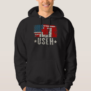 Amerikaanse Amerikaanse Canadese vlag Canada Day Hoodie