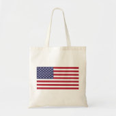 Amerikaanse Amerikaanse Vlag Canvas tas (Voorkant)