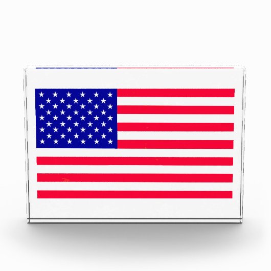 Amerikaanse Amerikaanse vlag Fotoblokken (Voorkant)