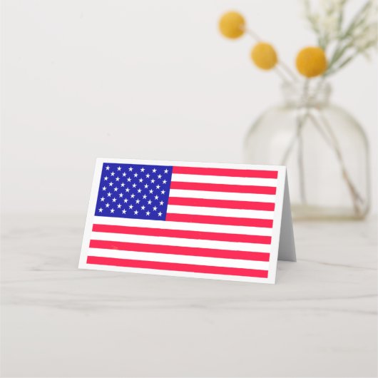 Amerikaanse Amerikaanse vlag MedPlace Card (Voorkant)