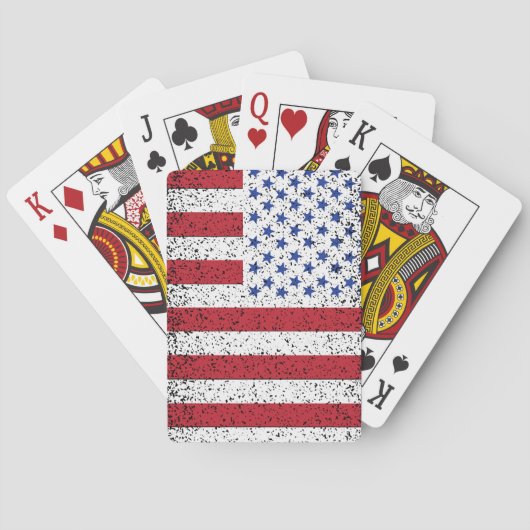 Amerikaanse Amerikaanse vlag National Playin Pokerkaarten (Achterkant)