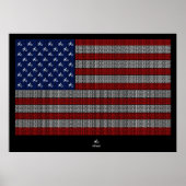 Amerikaanse Amerikaanse vlag Poster (Voorkant)