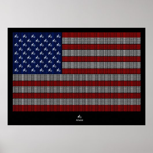 Amerikaanse Amerikaanse vlag Poster (Voorkant)