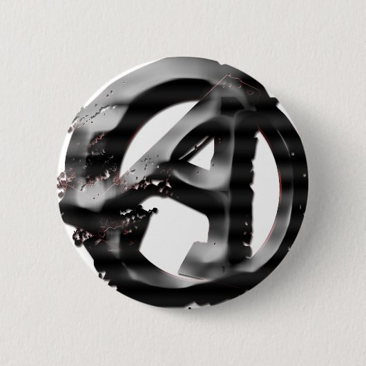 Amerikaanse anarchist ronde button 5,7 cm (Voorkant)