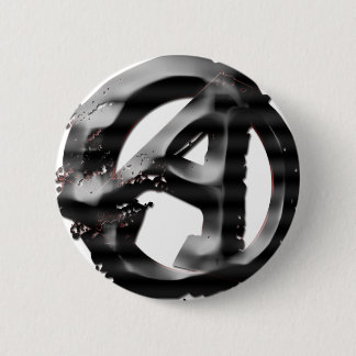 Amerikaanse anarchist ronde button 5,7 cm