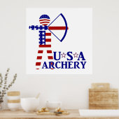 Amerikaanse Archery Poster (Keuken)