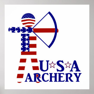 Amerikaanse Archery Poster
