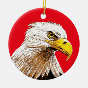 Amerikaanse Arend Keramisch Ornament