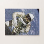 Amerikaanse astronaut legpuzzel (Horizontaal)
