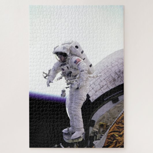 Amerikaanse astronaut legpuzzel (Verticaal)