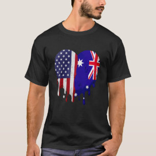 Amerikaanse Australische erfgoedmaand Australië vl T-shirt