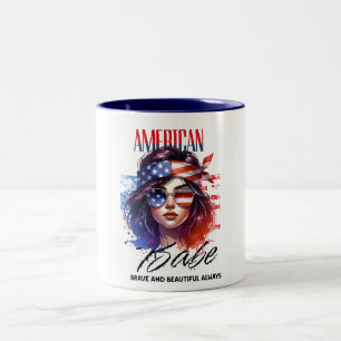 Amerikaanse Babe Mok – Patriottisch Vrouwenontwerp