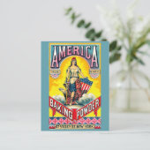 Amerikaanse bakpoeder briefkaart (Staand voorkant)
