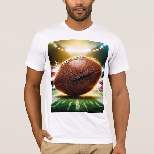 Amerikaanse bal t-shirt (Voorkant)