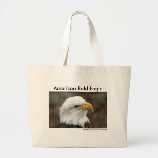 Amerikaanse Bald Eagle 2 Canvas tas (Voorkant)