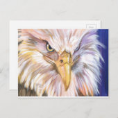Amerikaanse Bald Eagle Briefkaart (Voorkant / Achterkant)