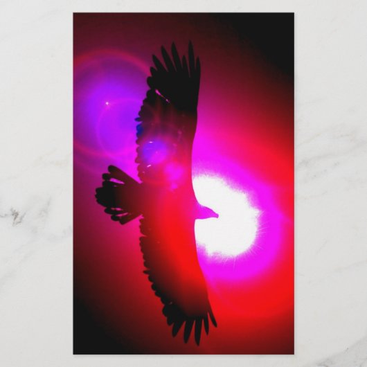 Amerikaanse Bald Eagle Briefpapier (Voorkant)