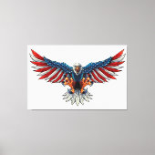 Amerikaanse Bald Eagle Canvas Afdruk (Voorkant)