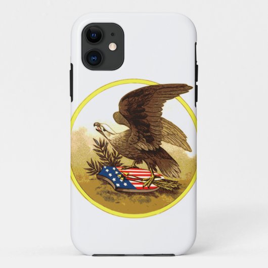 -Amerikaanse Bald Eagle Case-Mate iPhone Case (Achterkant)