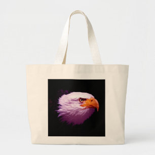 Amerikaanse Bald Eagle Grote Tote Bag