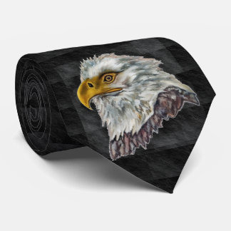 Amerikaanse Bald Eagle Illustration Stropdas